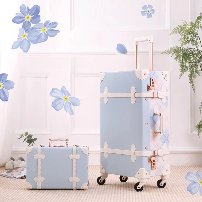 Retro-hårdkantsväska Set – Valencia