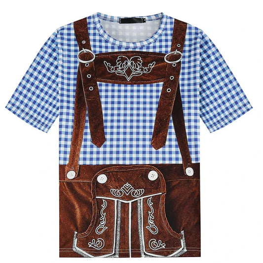 T-shirt i lederhosenstil – WiesnShirt Oktoberfest 2026