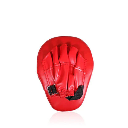 Roter Boxhandschuh aus Leder, Trainingsausrüstung, Kampfsport, Fitness, Erwachsene.