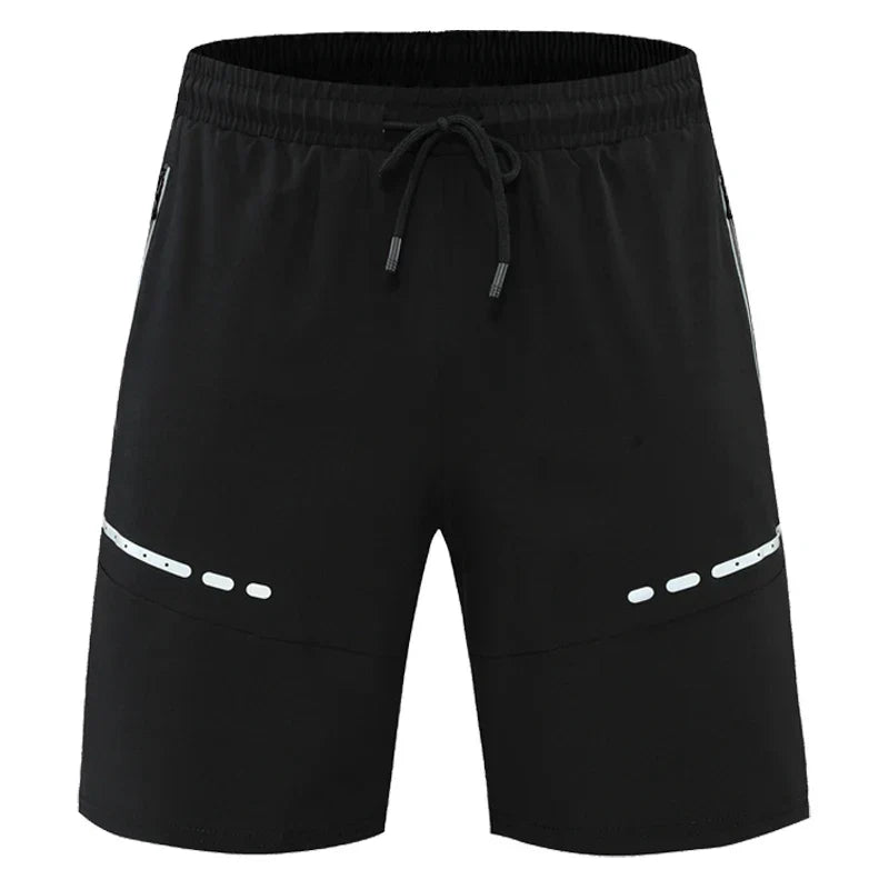 Sportiga och stiliga slim-fit träningsshorts med dragkedjefickor – Kian