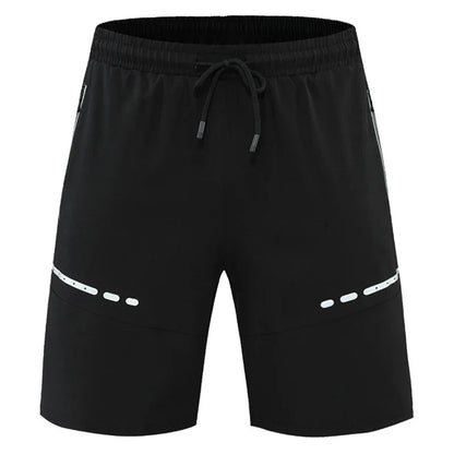 Sportiga och stiliga slim-fit träningsshorts med dragkedjefickor – Kian