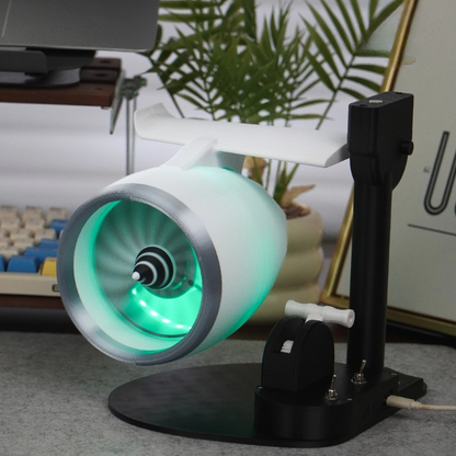 Luftfuktare i turbojet-fläktstil med RGB-belysning – AeroMist