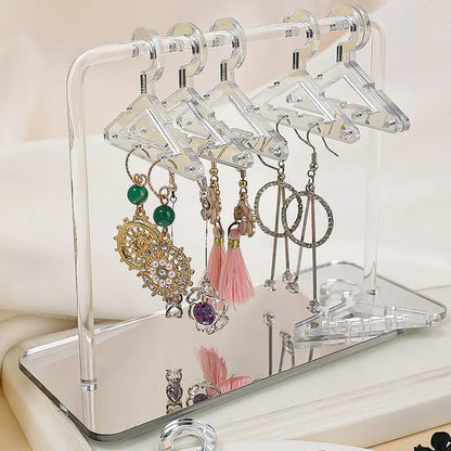 Acryl Schmuckständer mit Ohrringen, transparent, modern, Aufbewahrung, Schmuckdisplay, Organizer