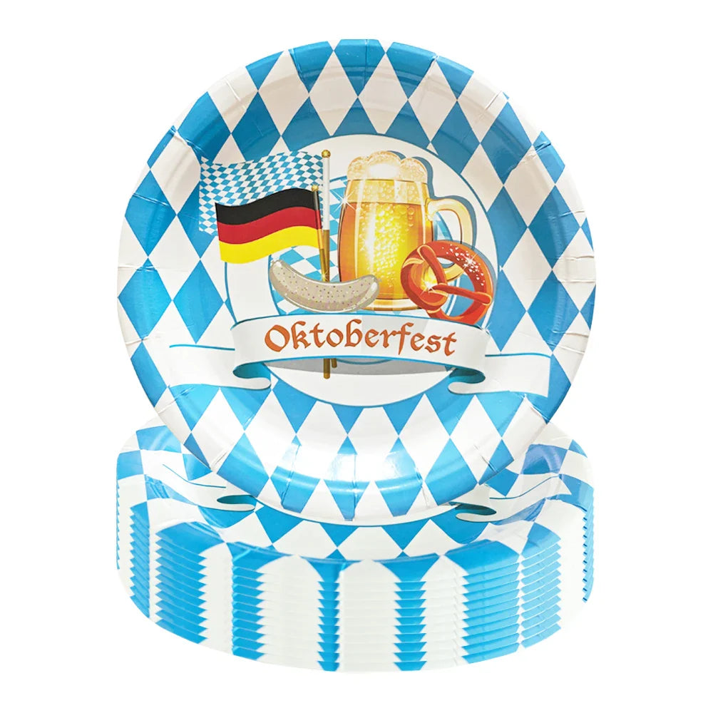 Engångsservisset i Oktoberfest-design – ProstPaket Oktoberfest 2026