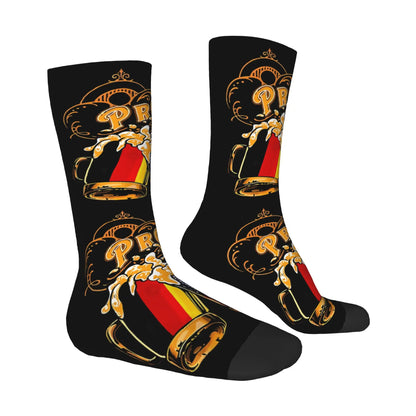 Strumpor med ölkrustryck (2-pack) – SkålSocks Oktoberfest 2026