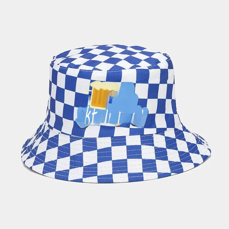 Fiskehatt med diamantmönster – WiesnKaro Oktoberfest 2026