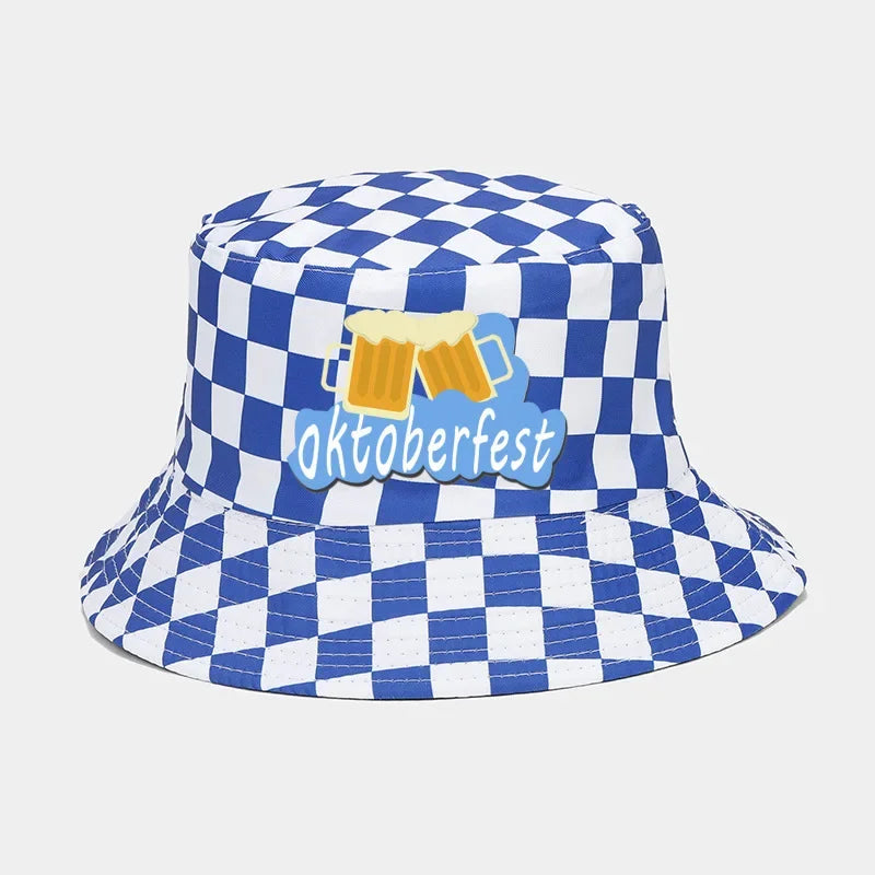 Fiskehatt med diamantmönster – WiesnKaro Oktoberfest 2026