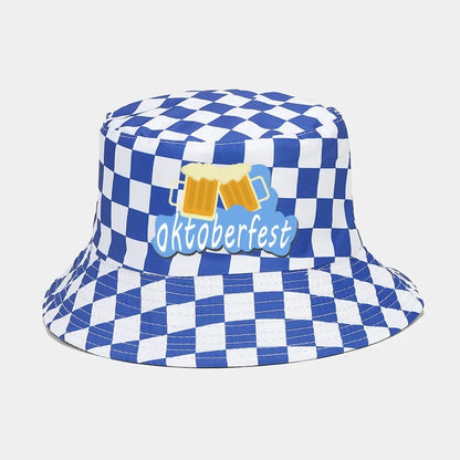 Fiskehatt med diamantmönster – WiesnKaro Oktoberfest 2026