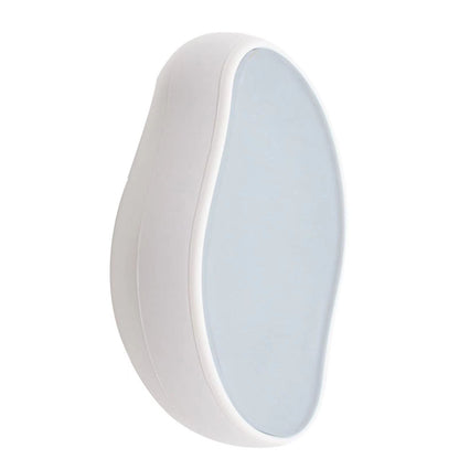 Weiße LED-Wandleuchte, modern, energiesparend, für Innenräume, geschwungene Form.