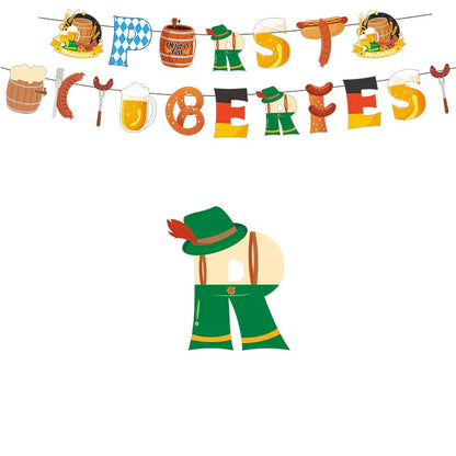 Dekorationsset för fest i oktoberfestdesign – WiesnFreude Oktoberfest 2026