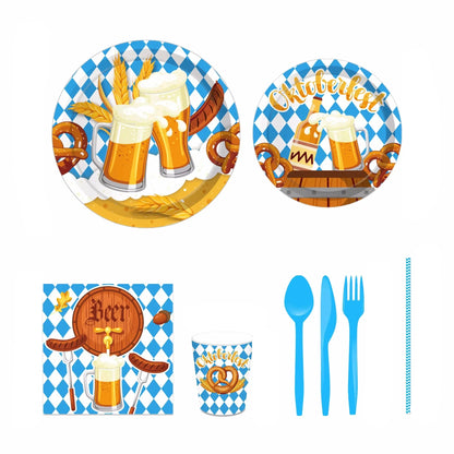 Engångsartiklar för fest i oktoberfestdesign – WeizenFreude Oktoberfest 2026