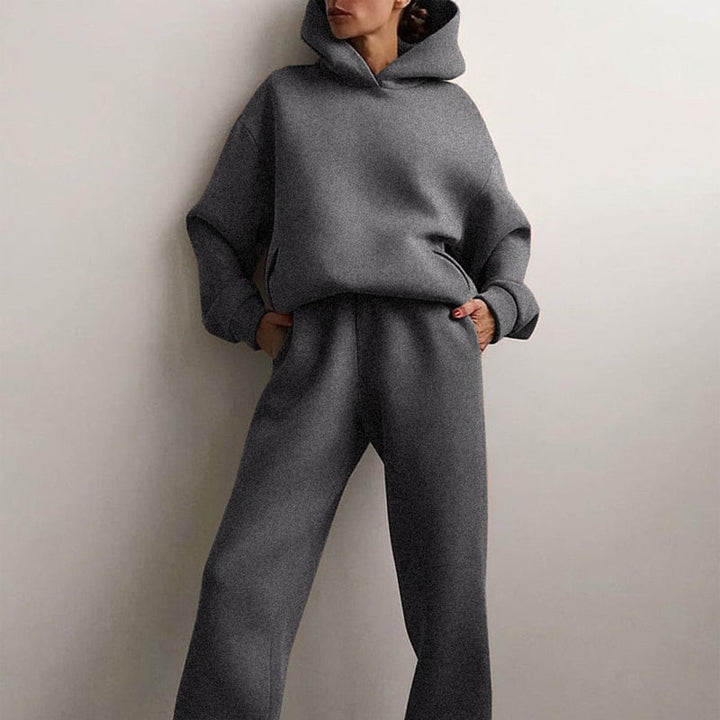Damer Oversized Lounge-joggingset – Liv höstupplaga