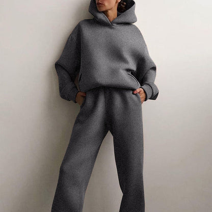 Damer Oversized Lounge-joggingset – Liv höstupplaga