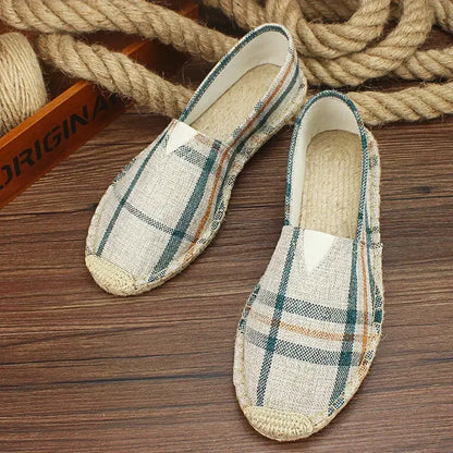 Herr-espadrill med graffitimönster – Elio