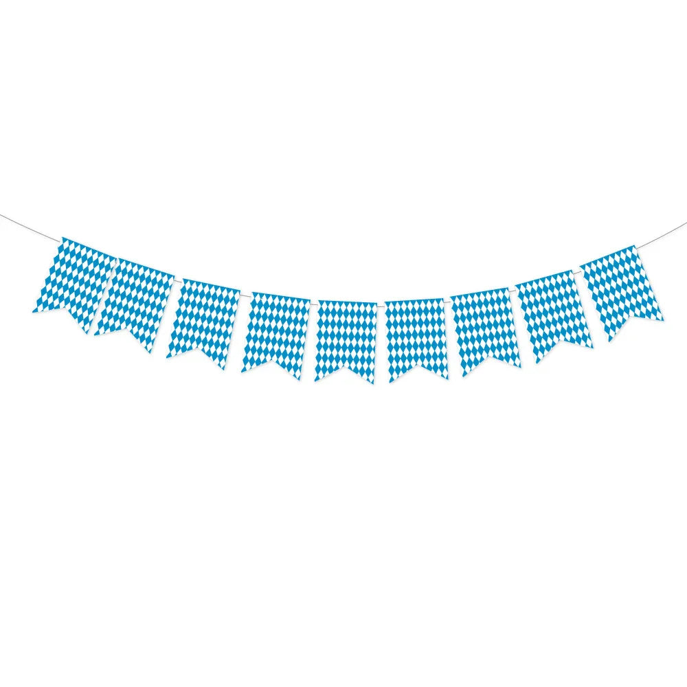 Pappersvimpelgirlang i Oktoberfest-design – VimpelGlädje Oktoberfest 2026