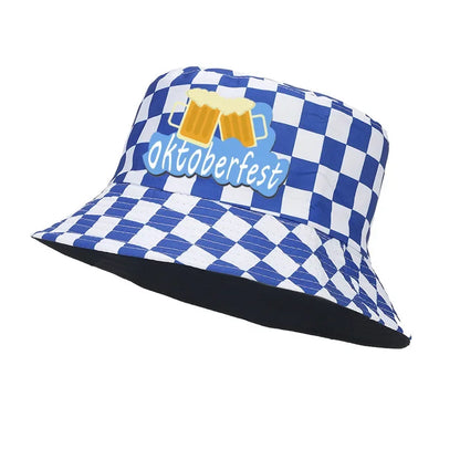 Fiskehatt med diamantmönster – WiesnKaro Oktoberfest 2026