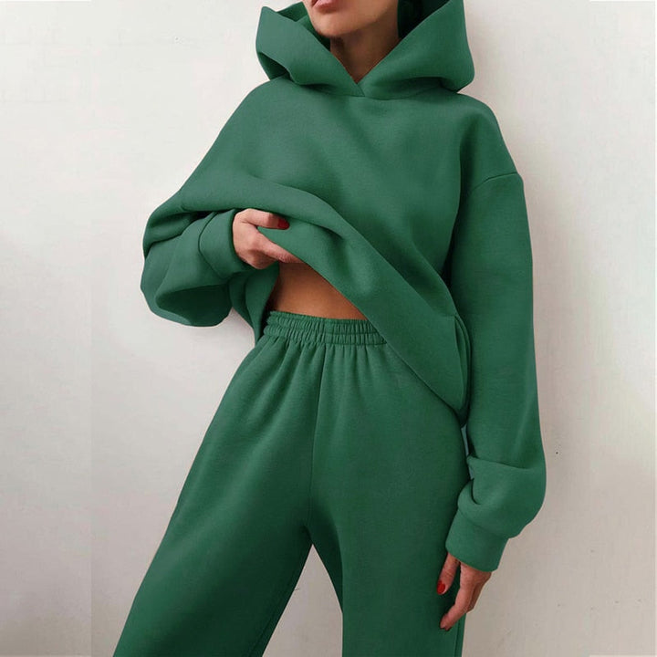 Damer Oversized Lounge-joggingset – Liv höstupplaga