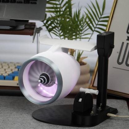 Luftfuktare i turbojet-fläktstil med RGB-belysning – AeroMist
