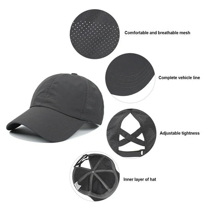 Andningsbar unisex sportkeps av mesh med justerbar passform – AeroCap