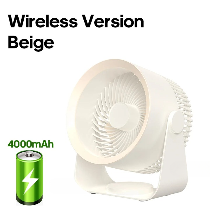 Multifunktionell elektrisk fläkt med 4000 mAh batteri – AirFlex