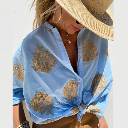 Trendig och snygg damblus – Isabelle