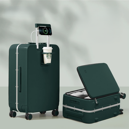 Aluminiumram med hårt skal och USB-port – Turin