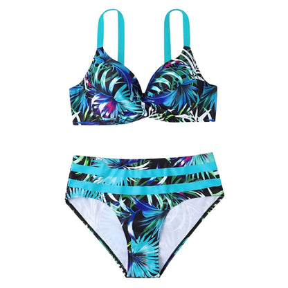 Trendigt bikiniset med hög midja – Selina