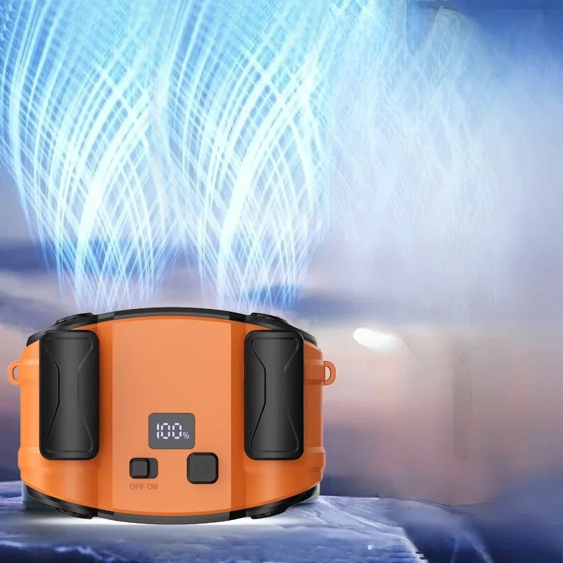 Utomhus midje- och nackfläkt med dubbla luftutlopp och dubbelventilation – WindMate
