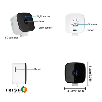 Smart AI Window Security Camera with Night Vision 3