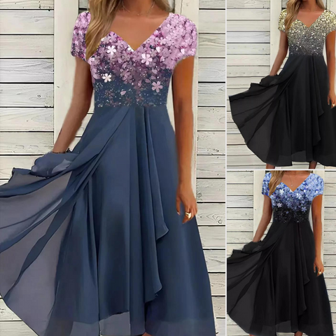 Luftig sommarklänning med glamorös look – Soraya
