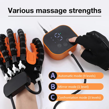 3‑i‑1 elektrisk rehabiliteringshandske för rehabilitering efter stroke och handterapi – Soren