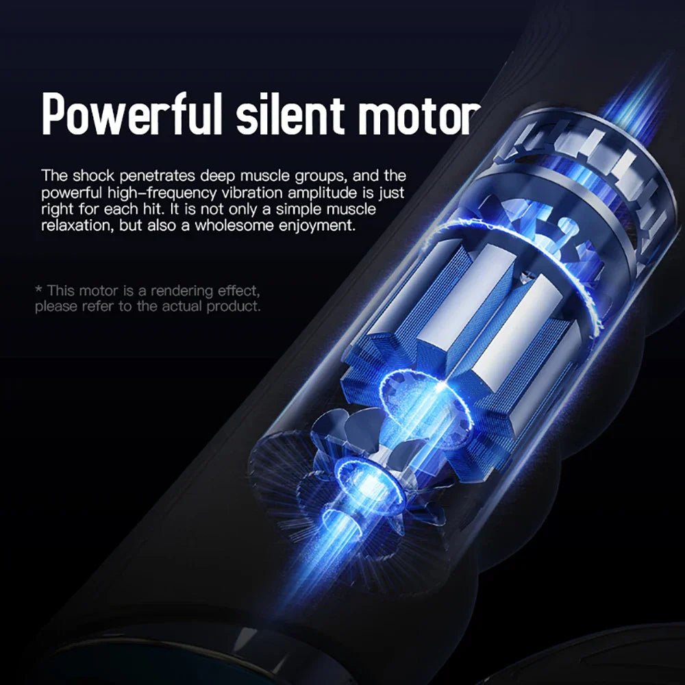 Elektrisk fasciamassageklinga med mikrovibrationer och muskelstimulator – Reviva