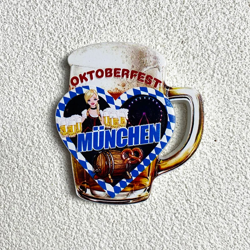 Kylskåpsmagnet "München 3D" – BayernMagnet (1+1 gratis) Oktoberfest 2026