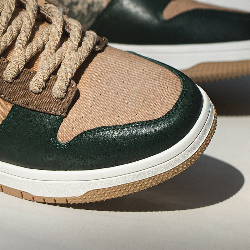 Konstfulla unisex platå-sneakers med vågmotiv – Daiki