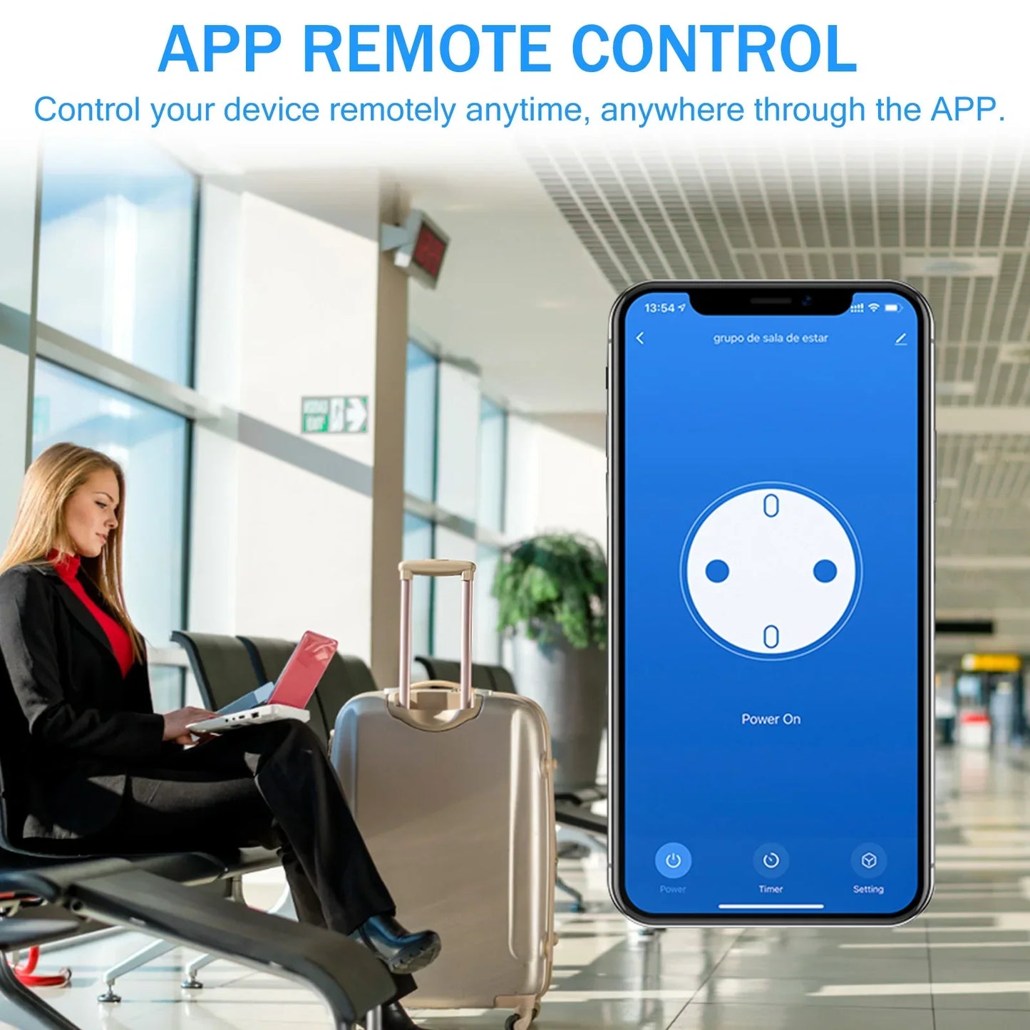 Smart WiFi-plugg med energiövervakning – PowerLink (1+1 GRATIS)