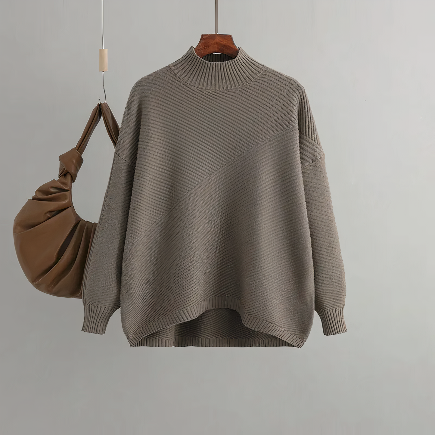 Vintage stickad tröja för damer – Eveline