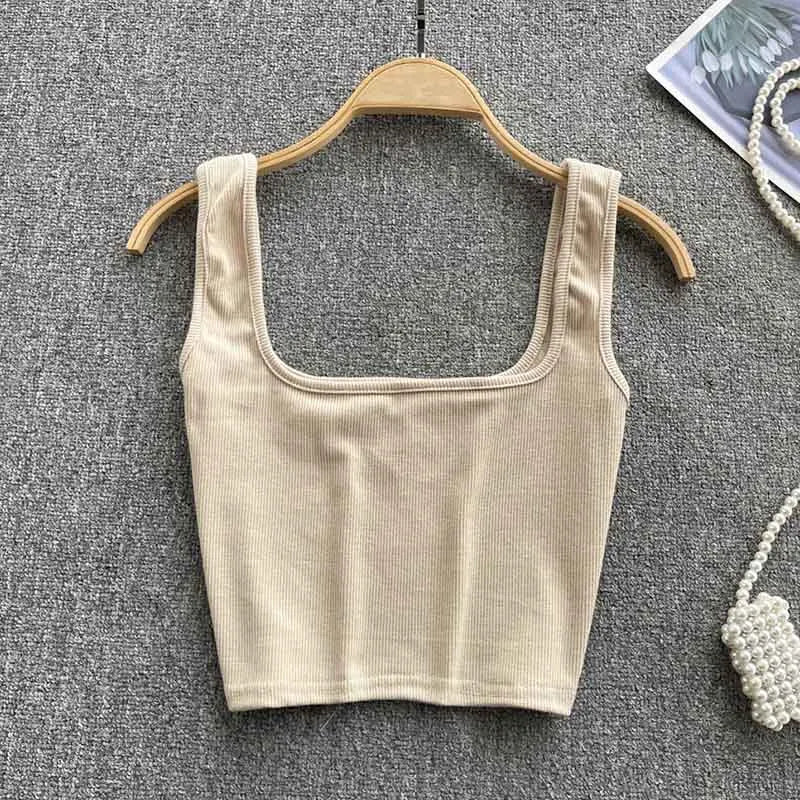 Rugglös Crop-Top i enfärgad färg – Zayra
