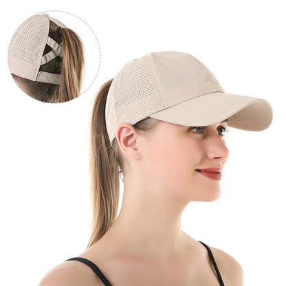 Andningsbar unisex sportkeps av mesh med justerbar passform – AeroCap