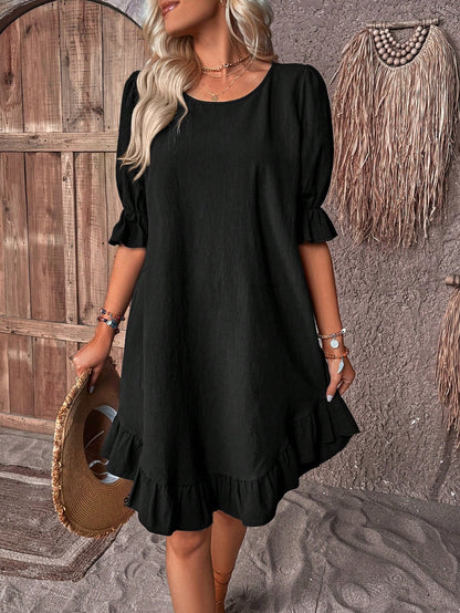 Lätt Boho sommarklänning – Ylva