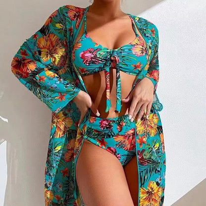 Bikini med hög midja och cover-up – Amira