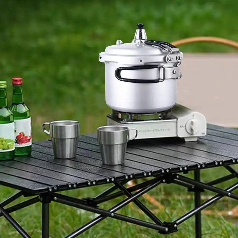 Bärbar tryckkokare för camping i aluminiumlegering – TrailMate