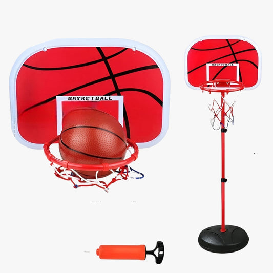 Höj- och sänkbar barnbasketkorg – Spelglädje för inomhus- och utomhusbruk