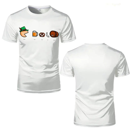 Oktoberfest-t-shirt med tecknat motiv – GaudiShirt Oktoberfest 2026