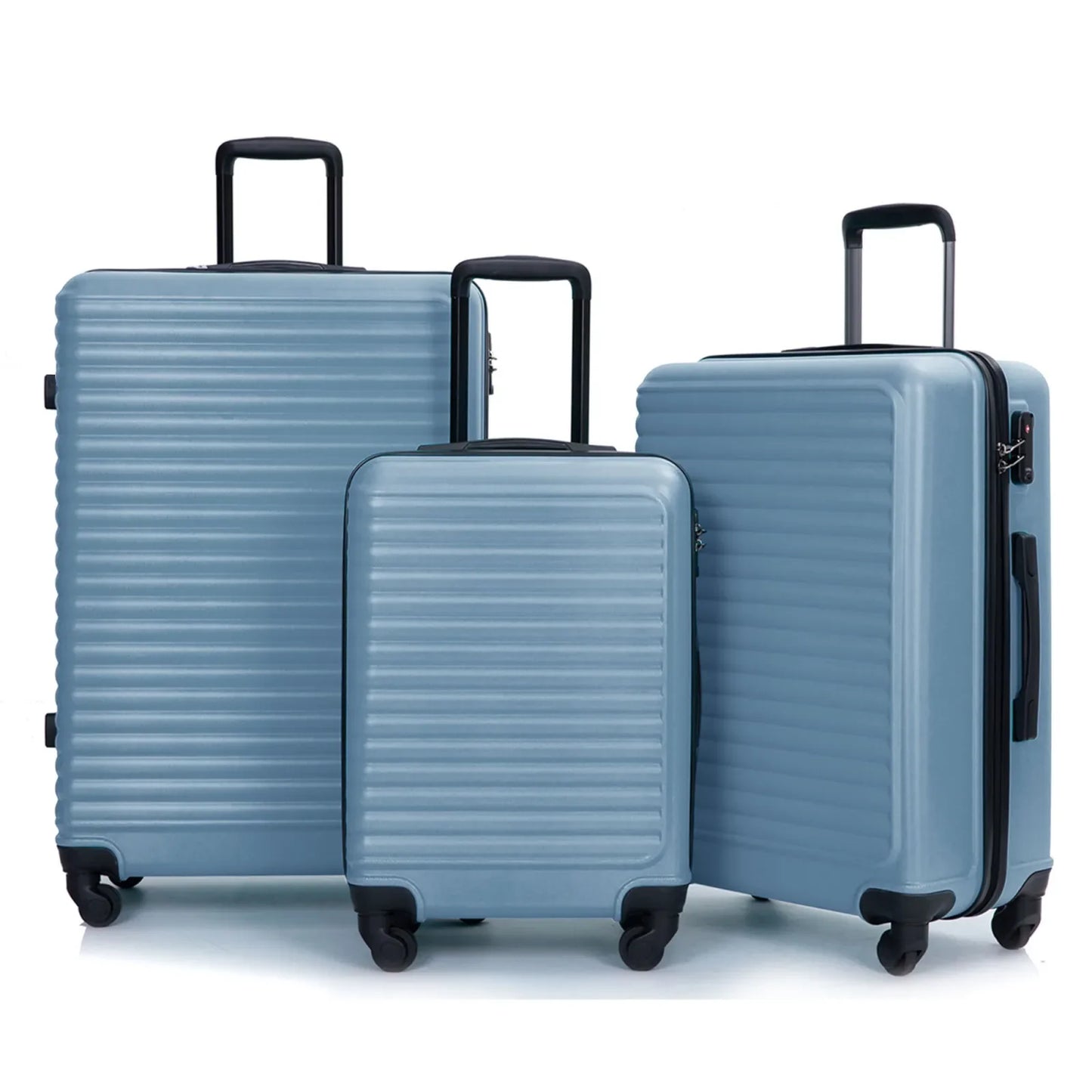 3-delat blått ABS-hardshell-reseset – Belgrad