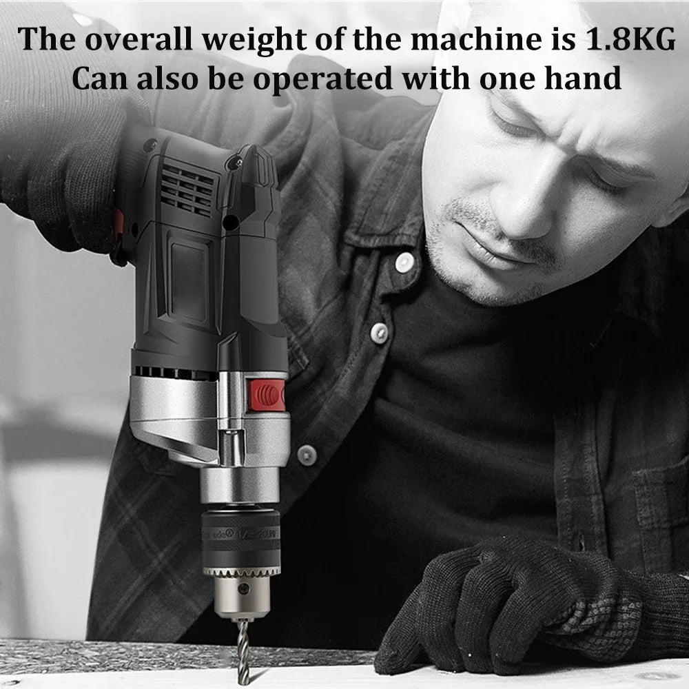 780W elektrisk hackare & borr med variabel hastighet – DrillForce