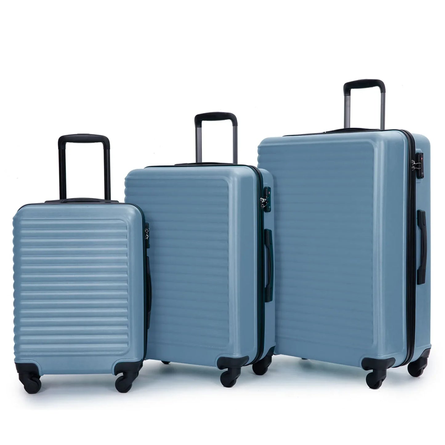 3-delat blått ABS-hardshell-reseset – Belgrad