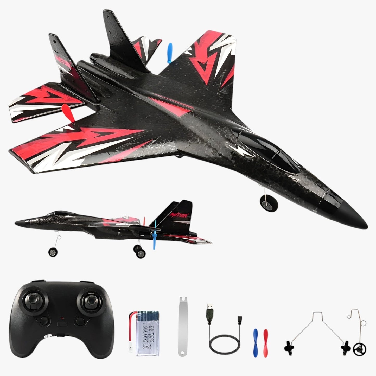 LED-glidare FalconAir – RC-flygplan med svävande effekt och fjärrkontroll