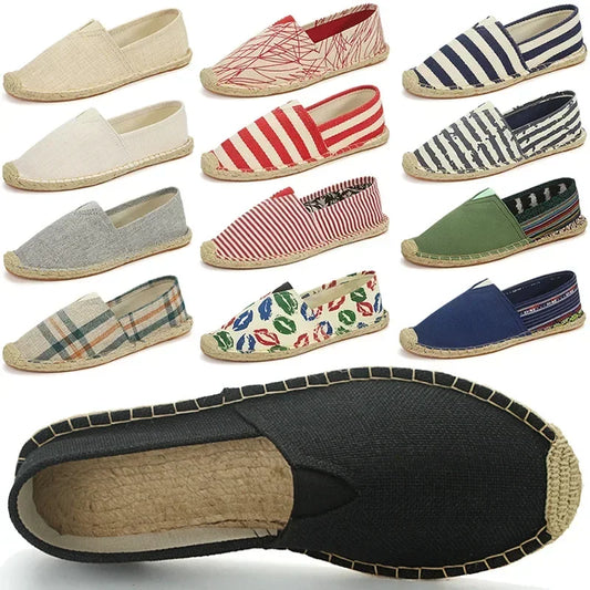 Herr-espadrill med graffitimönster – Elio