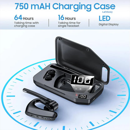 Brusreducerande Bluetooth-headset med dubbla mikrofoner – Orivo