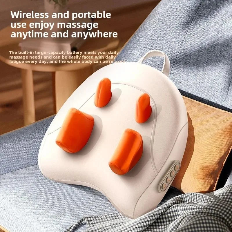 Trådlös shiatsu-massagesoffa med värme för nacke, rygg och ben – Auron
